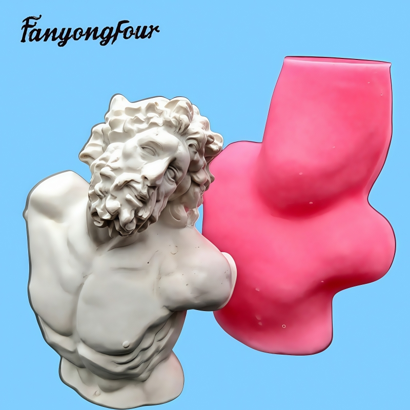 Resin Craft Ideas - Laokong moule en silicone demi-corps, résine
