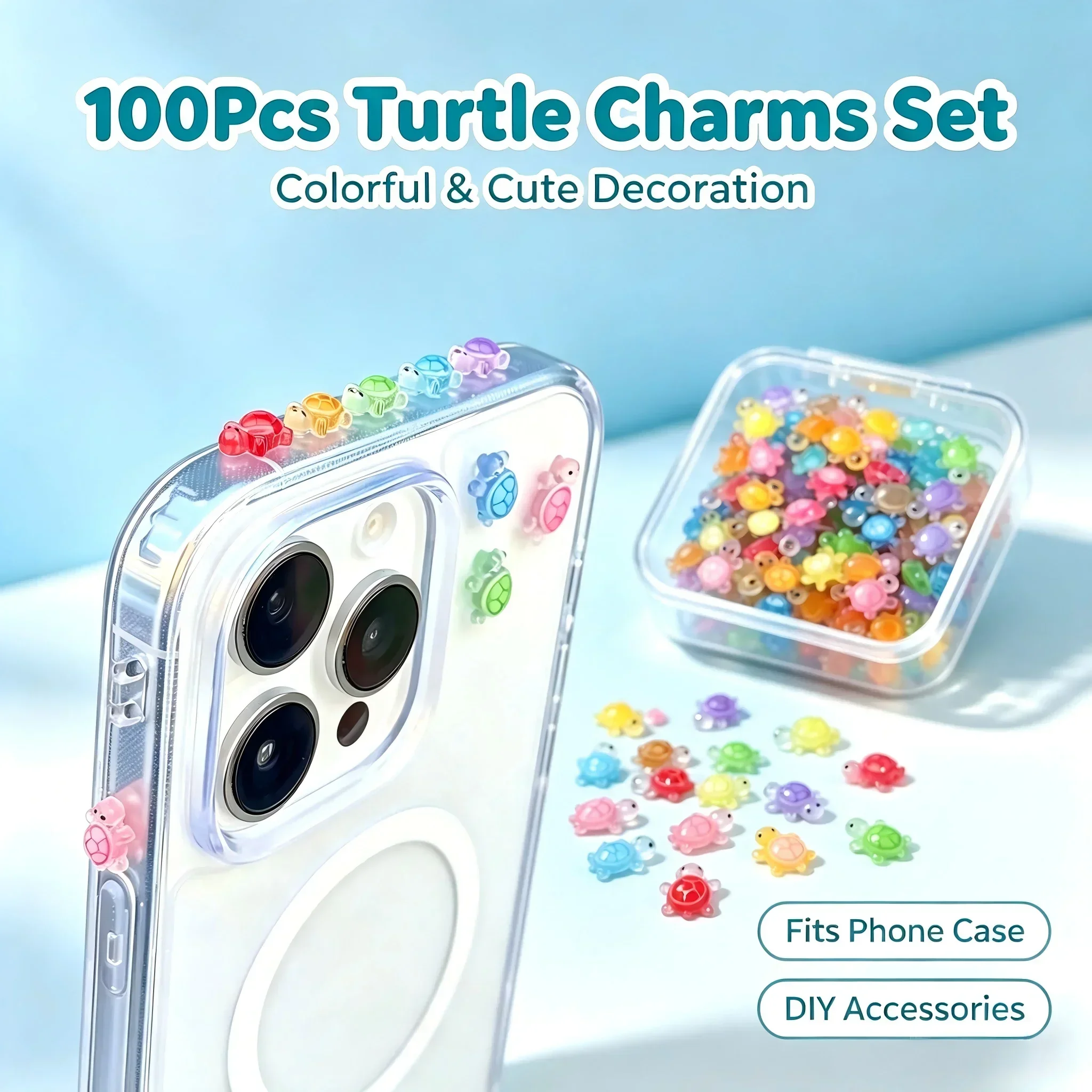 Resin Crafts Diy - 100 pièces/ Breloques en résine Tortue