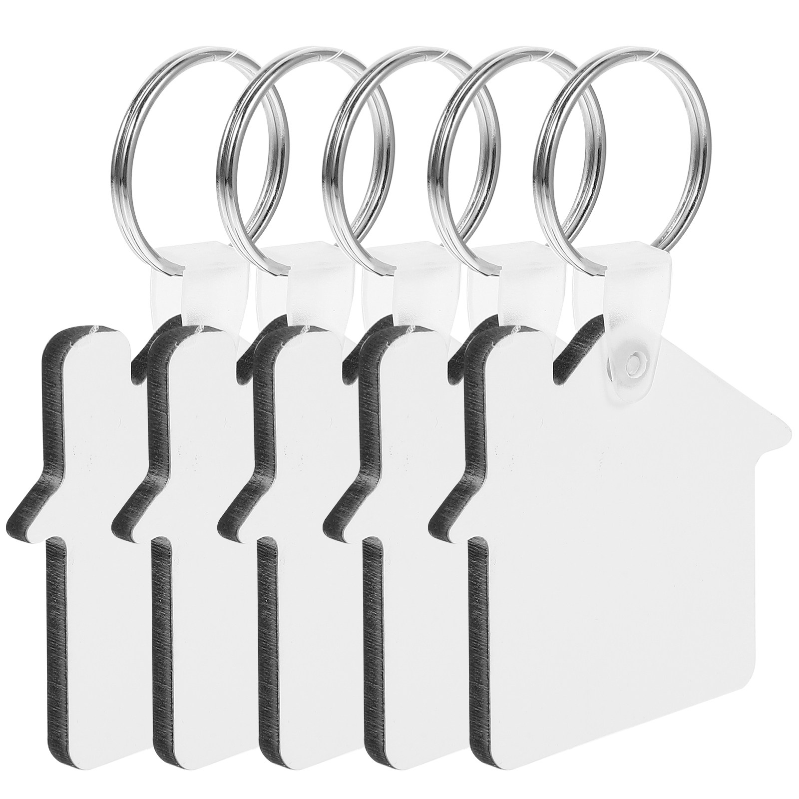 5 pièces de porte-clés vierges - Wood Ring Blank avis et prix